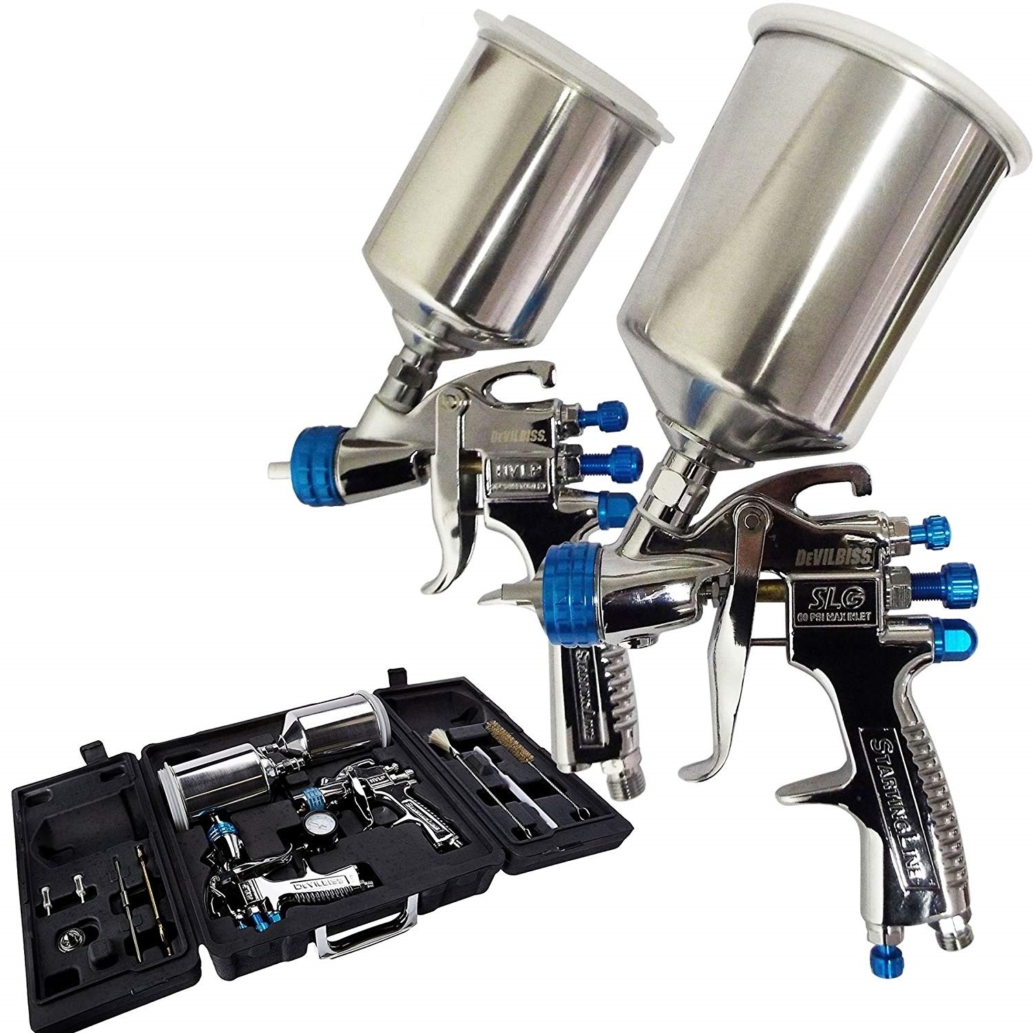 Pistol de vopsit DeVilbiss SLG650 in valiza